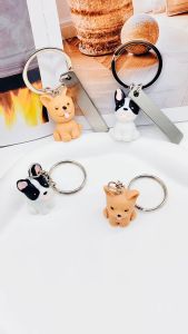 Personalized  Funny Dog Keychain Custom Name Keychain Dogs lover Gifts Inspirational Gift