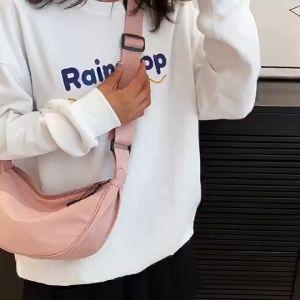 กระเป๋าสะพายไหล่ JIN.LUCKY กันน้ำ ทรงเมสเซนเจอร์ แฟชั่นสไตล์เกาหลี พร้อมส่ง