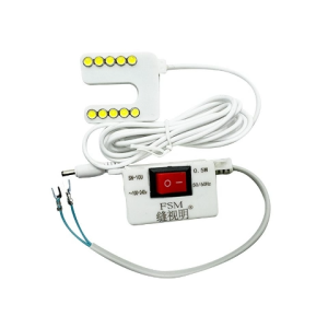 10 LED U-Type Working Light Magnetic Base Gooseneck Lamp for Sewing Machine Desk