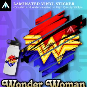 WONDER WOMAN SUPER HEROES TILES STICKERS ~ LAMINATED VINYL STICKERS ~ANIMEHOLIC