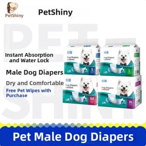 PET SHINY | Male Dog Disposable Diapers Puppy