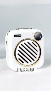 Máy Trợ Giảng Không Dây K1 (15W) – Mic Cài Áo Chống Hú Pin 10H Âm Thanh To Rõ Cho Giáo Viên