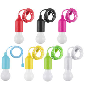 【New Arrival】Creative LED Hanging Light Bulb Battery Powered Pull Cord Bulbs