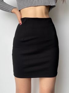 2024 New Arrival Stretch Sheath Skirt High Waist Tight Belly Contracting Sheath Slimming Skirt Short Skirt Underskirt Womens Summer