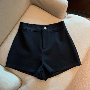 V.C.I | High Waist Black Hot Shorts For Autumn and Spring