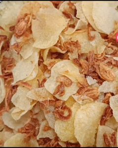 Keripik Kripik Kentang Ebi 250 Gram Bawang Goreng Premium