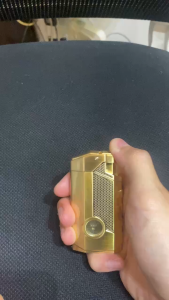 Bật Lửa Khò 3 Tia Honest BCZ795-1 Chính Hãng – Có Đục Cigar Khe Nhìn Ga Chống Gió Mạnh