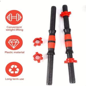 Thanh Tạ Bằng Thép Nguyên Khối Spinlock Bar 40cm/50cm Thanh Tạ Tập Thể Dục Tại Nhà Với Tay Cầm Nâng Tạ Bọc Cao Su Để Rèn Luyện Sức Mạnh