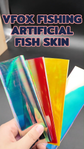 VFOX Fishing Artificial Fish Skin for FISHING HOOK Skirt for LURE JIG JIGGING Assist Hook