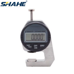 SHAHE Digital Thickness Gauge 0-12.7 mm Mini Micrometer Thickness Meter Jewelry Leather Film Thickness Measuring Tool