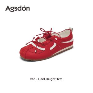 Agsdon | Silver Breathable Ballet Style Casual Shoes