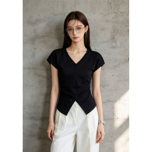 PIAOYA | Slim Fitting Elegant Sleeveless Womens T-shirt