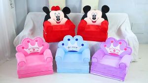 Ghế lười sofa 3 tầng dành cho trẻ em nhiều mẫu hoạt hình dễ thương - An toàn cho bé