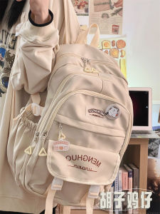 Japanese Style Ins Minimalist Versatile Large Capacity Backpack Female K-style High School Student Juniors Schoolbag Computer Backpack