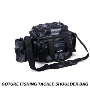 Goture | Goture Fishing Tackle Shoulder Bag 20L Large Capacity Water Resistant Adjustable Strap Lightweight for Outdoor Fishing Camping
