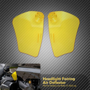 Mactions | Motorcycle Side Wing Headlight Fairing Air Deflector Colorful For Harley Softail Low Rider ST 2022-Up Headlamp Windshield Cover