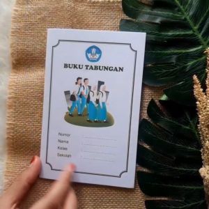 Buku Tabungan Sekolah SMA MA Ukuran 10x16cm Isi 20 Halaman Custom
