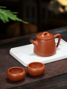 CANGHUTIANXIA | Bộ ấm chén đất sét tím handmade dùng cho một người