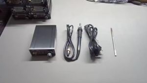 T12 75W Soldering Station LED Intelligent Soldering Iron 180-480℃ Fast Heating Auto-Sleep Thermostat Phone Repair Welding Tools