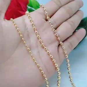 Gelang Kaki DewasaTitanium Rodium Tembaga Perhiasan Lapis Emas 1824 Karat
