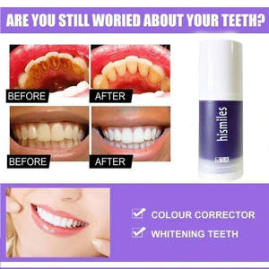 hismiles Smile Ease Purple Toothpaste Eliminating Oral Protect Enamel Deep Cleaning Tooth Color Restorers whitening toothpaste