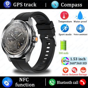 Smart Watch Men For S4 Ultra AMOLED Outdoor Sport NFC GPS Track Heart Rate Waterproof Bluetooth Call Smart watch 2025 New