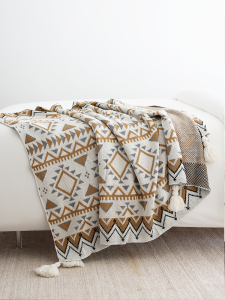 Mền Trang Trí Dệt Kim Bohemian Phong Cách Mới Mền Nhàn Rỗi Trưa Nướng Máy Lạnh Ghế Sofa Mền Trang Trí Mùa Xuân Thu