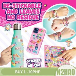 STICKI Rolls Sticki Bands - Wearable & Shareable Sticker Bracelet Creative Stickers Tear Off DIY Stickers BraceletChildrens Toys Discover and Collect Funny Gift