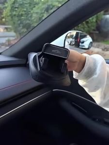 Car Dashboard Phone Holder 360° Rotation Self-Adhesive Anti-Slip Automotive Mount Vibration-Free & One-Handed Operation