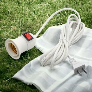 ขั้วหลอดไฟ E27 สายไฟพร้อมขั้ว มีสวิตซ์เปิด-ปิด 5เมตร 10เมตร ขั้วสายไฟ ขั้วต่อหลอดไฟ สายไฟต่อหลอดไฟ ขั้วต่อไฟ