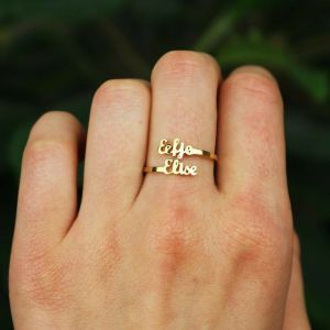 (BISA COD) PROMO! CINCIN NAMA GOLD !! FASHION WANITA LAPIS EMAS
