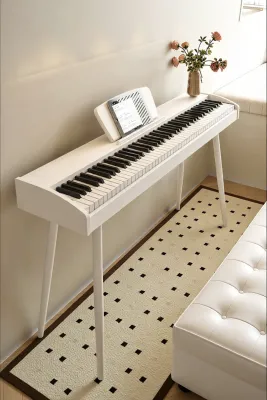 BEETHOSTAR | White Digital Piano 88 Weighted Keys
