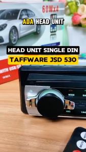 Taffware JSD-530 Tape Mobil Bluetooth Bass MP3 Player Car Radio 1 Din FM Aux Input SD USB Plug ISO