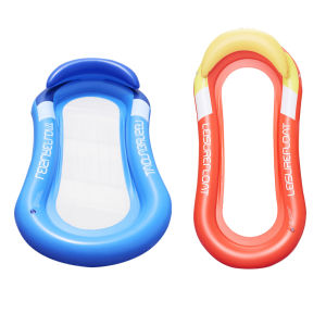 【New Arrival】 Bright Inflatable Floating Row Chair - Ideal for Pool Parties and Beach Relaxation