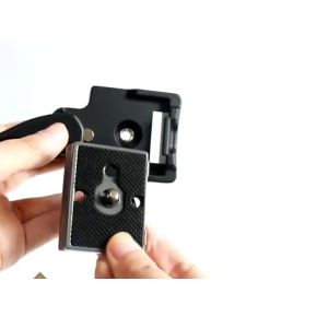 Quick Release Camera Mount & Manfrotto 200PL-14 Adapter: Tripod Accessories Overview
