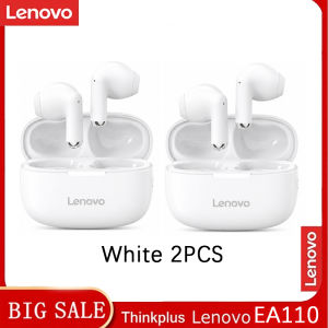 Lenovo | 2026 New Hot Lenovo EA110 Earphones Wireless Bluetooth 5.4 Headphones Hifi Sound ENC Call Noise Reduction Gaming Sports Earbuds