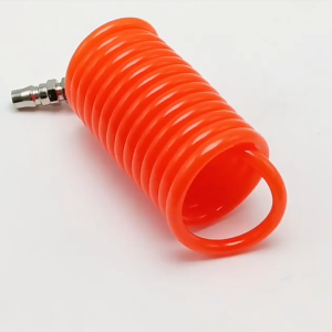 สายลม PU สปริง 6 เมตร 5 x 8 มม.พร้อมคอปเปอร์ ข้อต่อสายลม ตาไก่ ครบชุด M