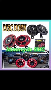 1 Set Global Disc Horn 12V High/Low tone Snail Loud 110dB(A) For Car Van Boat Motorcycle Black/Red/Silver