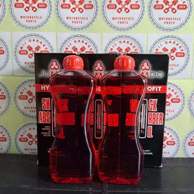 oli shock depan oli shockbreaker shock absorber merk jumbo 100ml isi 2