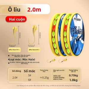 CHUANZE | Bộ Dụng Cụ Cá Đã Lắp Ráp Với Phao Và Móc