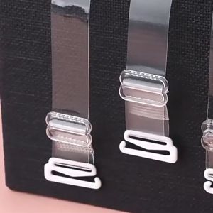 1 Cặp Dây Áo Ngực Bra Dây Áo Lót Trong Suốt Dùng Cho Áo Quây Áo Ống Mặc Đầm Cúp Ngực