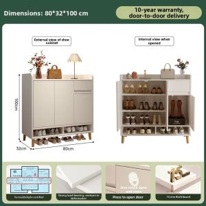 Door Entry Shoe Cabinet Solid Wood Eco-board