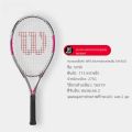 Wilson Tennis Racket เริ่มต้นเล็กน้ำหนักเบา ดูดซับแรงกระแทก ขนาดใหญ่ สำหรับนักเรียนหญิง นักเรียนวิทยาลัย กล้วยไม้ มะนาว สตรอเบอร์รี่. 