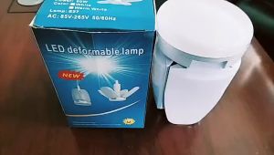 LIPAT LAMPU WINLAND LAMPU BOHLAM LIPAT MINI MODEL KIPAS 28 WATT / MINI FAN BLADE LED BULB 28W E27 LAMPU HIAS 4 BALING UNTUK RUANG TAMU KAMAR TIDUR GARASI