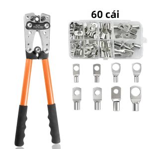 HX-50B Công Cụ Uốn Dây Cáp Pin Hạng Nặng 6-50mm2 AWG 10-1/0 Dụng Cụ Uốn Dây Đầu Cuối Dây Kìm Đa Chức Năng Bằng Thép Carbon