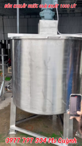 BỒN KHUẤY HÓA CHẤT 1000 LÍT - LH: 0977 797 304 Ms Quỳnh