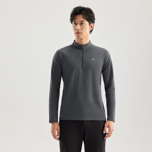 Pioneer camp | Fleece Jacket with Warmer Lining Half-Zipper Collar for Men