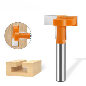 1pc 8mm Shank Straight Edge T-Router Bit Slotting Router Bit Hook Milling Router Bit Woodworking milling Cutter