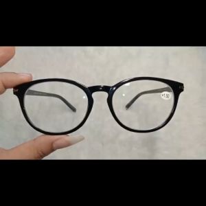 Kacamata Baca 2 Fungsi Baca dan Jalan Model Oval Korea Style - Kaca Mata Double Lensa Plus & Normal Ready +1.00 s/d +3.00 PRIA WANITA - FREE CASE