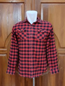 Kemeja Flanel "G4P" Original Second Size S